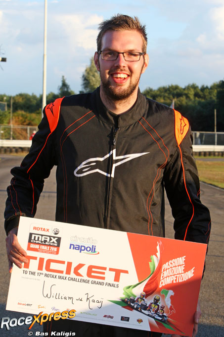 William van der Kaaij naar Rotax Max WK